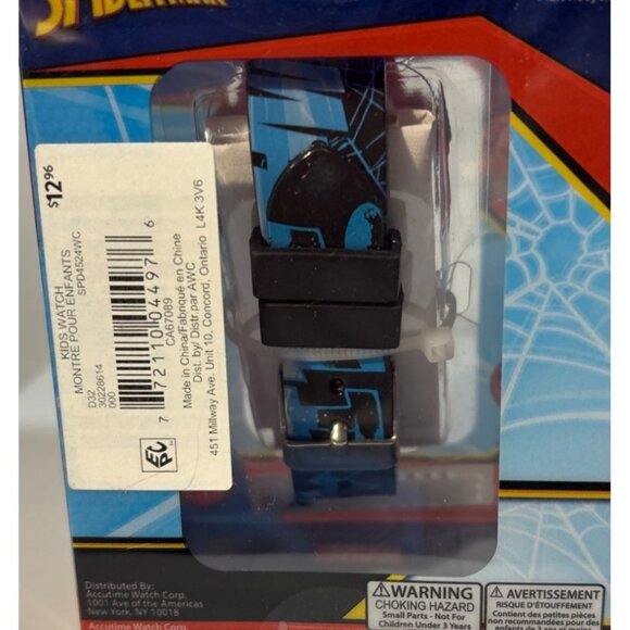 Marvel Spiderman Kids Watch LCD With Adjustable Strap Ages 6+ - Picture 3 of 4